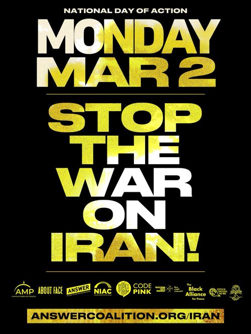 Stop the War in Iran!