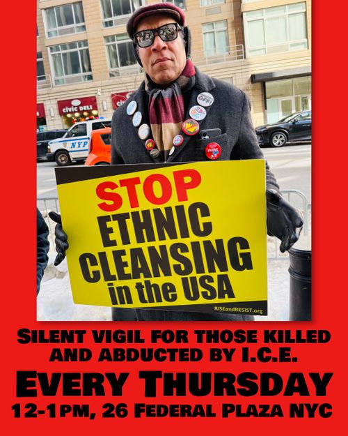 Silent Vigil for those Killed and Abducted by I.C.E.