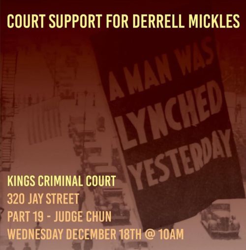 Court Support for Derrell Mickles