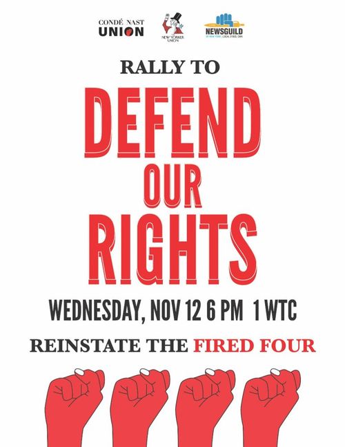 Conde Nast: Reinstate the Fired Four